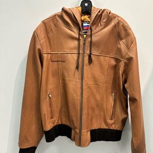 Fashion Brown Leather Jacket
